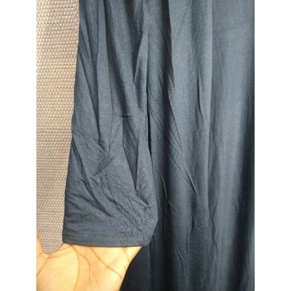 Casual Long Flowy Drape Duster Cardigan Soft Open Front Lightweight Cover up - Picture 5 of 5